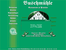 Tablet Screenshot of buschmuehle-sachsen.de